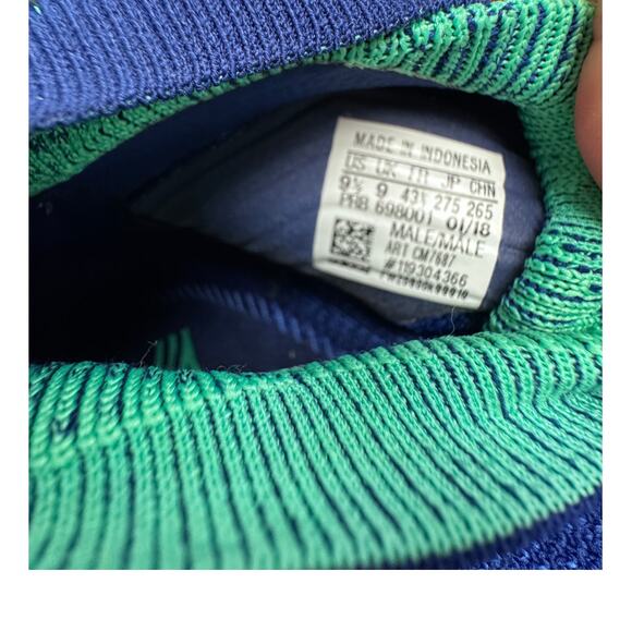 Adidas Predator Tango 18+ Blue Lightweight Midtop Sneakers Men's Size 9.5 - Picture 9 of 10